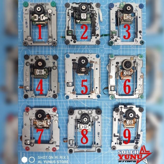 [Goodbest] Mekanik + Motor Stepper Bekas DVD/CD Rom Fungsi Normal