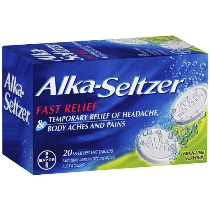 

Alka-Seltzer Lemon-Lime Effervescent Tablets 20 Pack