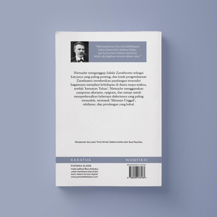 BARANG TERLARIS Friedrich Nietzsche - Sabda Zarathustra (Thus Spoke Zarathustra)
