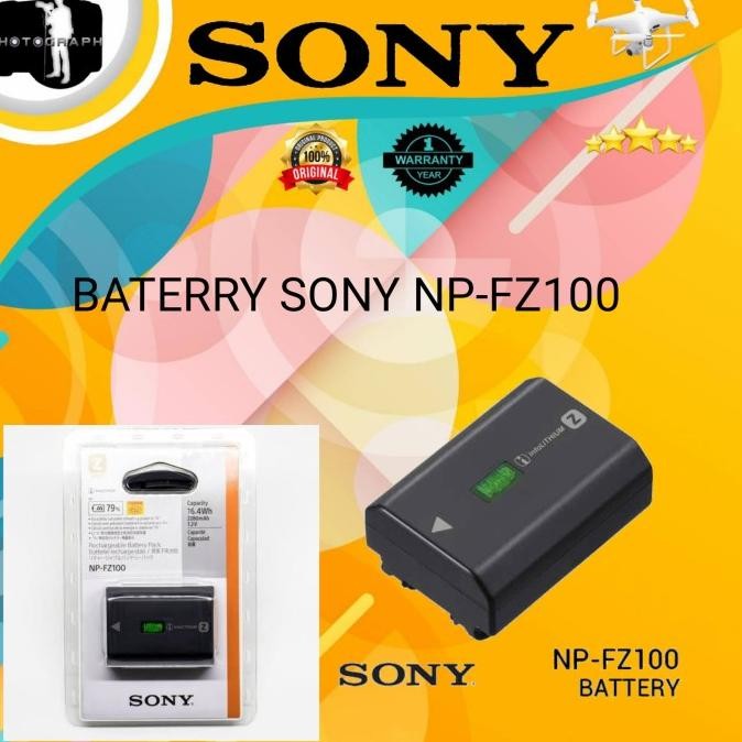Sony Np-Fz100 / Battery Sony Np-Fz100 New Stok