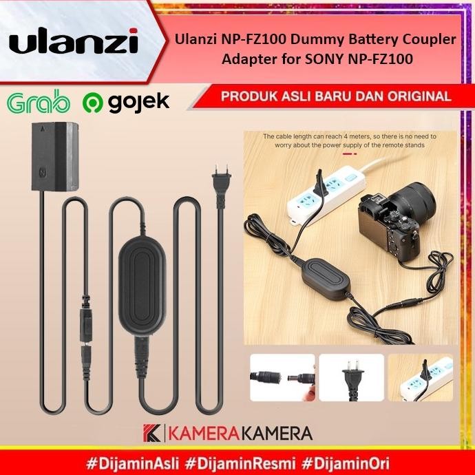 Ulanzi Np-Fz100 Dummy Battery Coupler Adapter For Sony Np-Fz100 New Stok