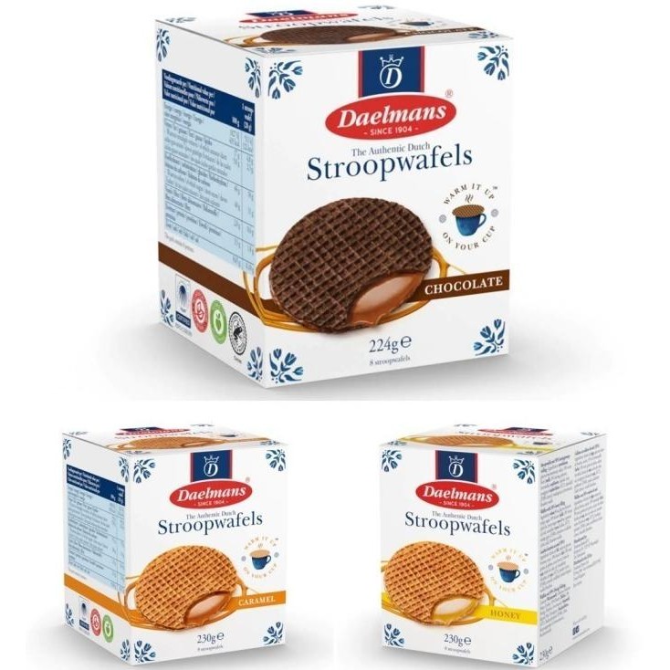 

Big Sale Daelmans Stroopwafels Biscuit Wafer Chocolate Snack Camilan Instant Pengiriman Cepat