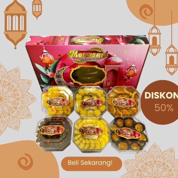 

Paket Kue Kering Lebaran Hampers Lebaran Kue Raya Idul Fitri Bintang 5 Besar Diskon Setengah Harga