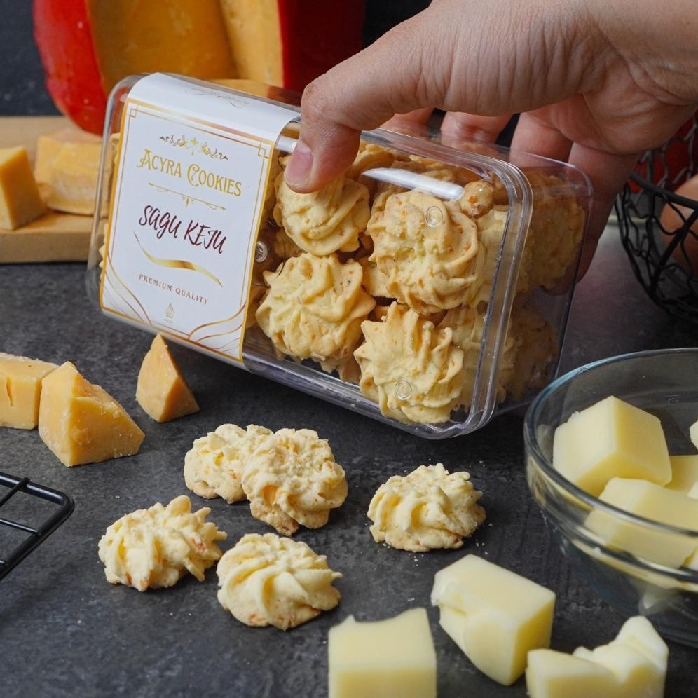 

Kue Kering Sagu Keju Premium Wisman Lumer Renyah Enak Diskon