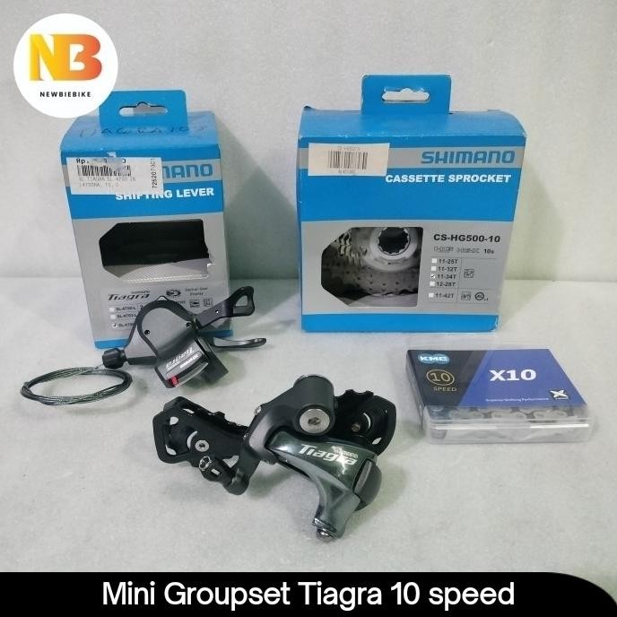 CO Groupset Shimano Tiagra R 4700 10 speed | mini groupset sepeda lipat