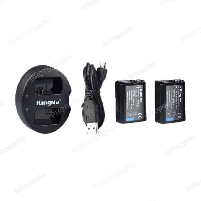 Kingma Dual Charger Np-Fw50 Charger Baterai Kingma Np-Fw50 New Stok