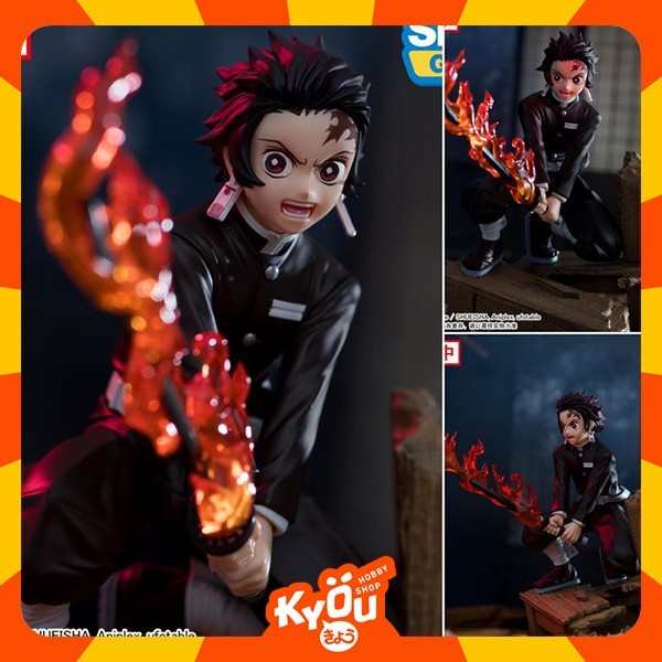 Terlaris Xross Link Figure Kamado Tanjiro - Kimetsu No Yaiba (12Cm)