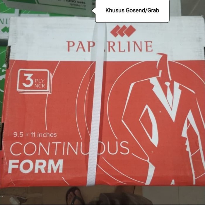 

TERLARIS! Kertas Continuous Form 3 PLY FULL 9.5" x 11" 1000 sets 3000 lbr