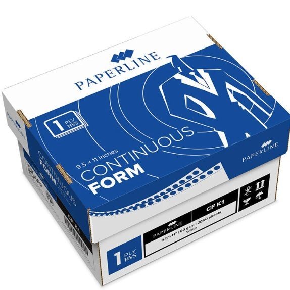 

PROMO! Continuous Form CF Kertas Komputer B1 Paperline 14 7/8 x 11 inch 1 ply