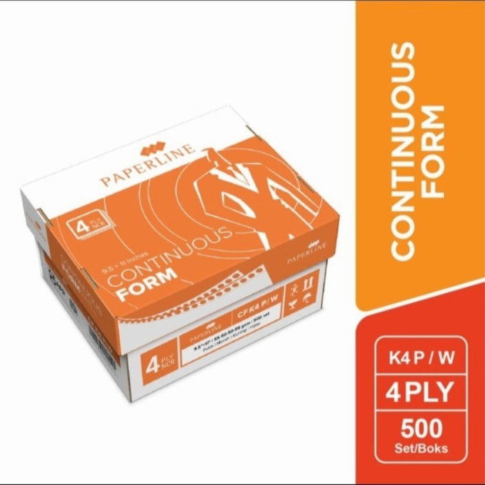 

PROMO! continuous form 9.5 x 11 4 ply NCR PAPERLINE