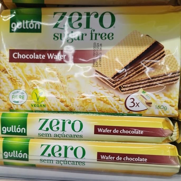

Gullon Chocolate Wafer Sugar Free 180Gr Limited Edition
