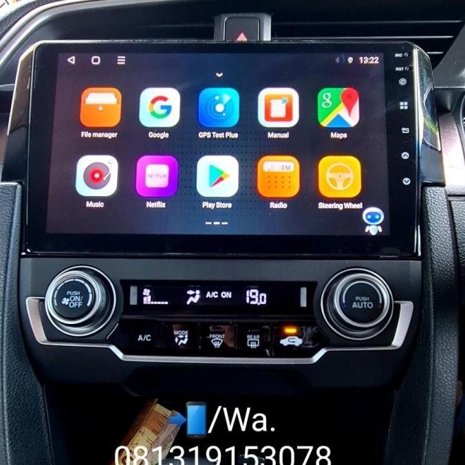 // | Upgrade Head Unit Android Honda Civic Turbo | 2 Screen Anti Lemot | //