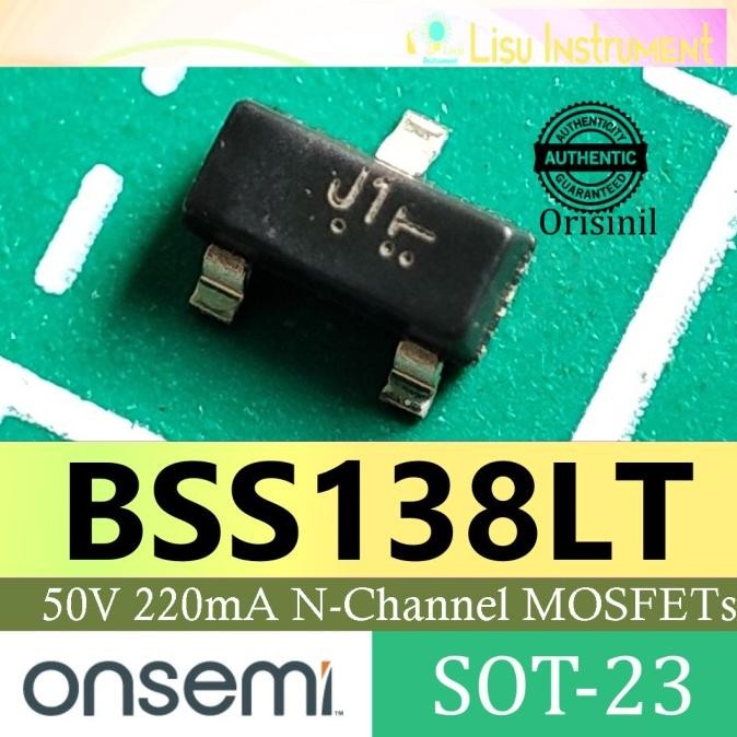 Terbaru (5) BSS138LT J1 50V 200mA N-Channel MOSFET BSS138  SOT-23 onsemi ORIGINAL lisu992 Ayo Beli