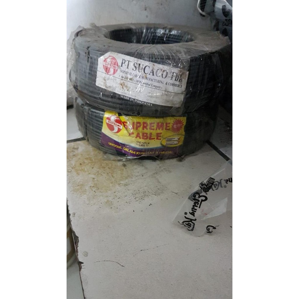 @#@#@#] Kabel Listrik Supreme NYA Kabel Tunggal 6mm 6 mm 1 rol = 100 mtr