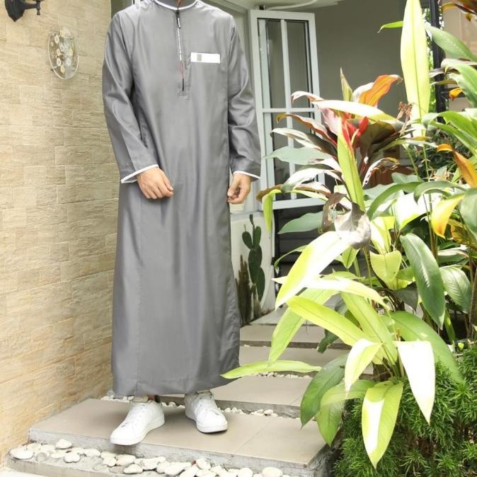 jubah pria jubah assyauqie kombinasi Terlaris