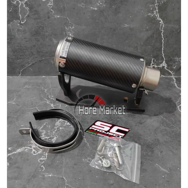 SILENCER KNALPOT SC PROJECT IMPORT TAIWAN NINJA 250 ZX25R R25 CBR R15 Original