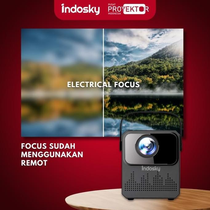 Ppi - Sky S5 Pro - Proyektor Android Tv | 180 Ansi | Layar Lebar 150 | Wifi & Bluetooth Original Dan