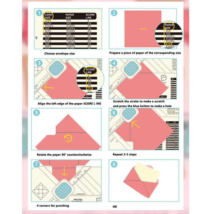 

Foldable Scoring Board Paper Trimmer Pemotong Kertas Penanda Lipatan