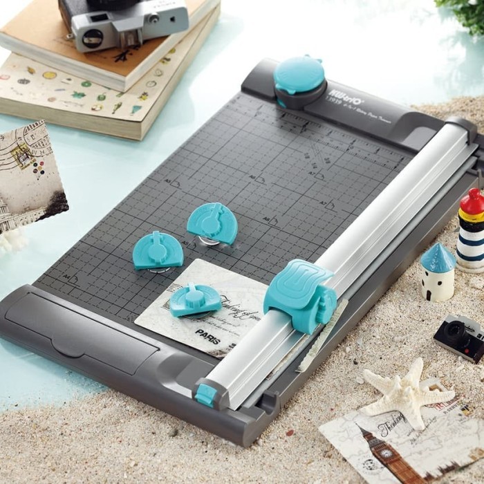 

Kwtrio 13939 4 in 1 paper cutter,corner rounder,paper trimmer ALL IN 1