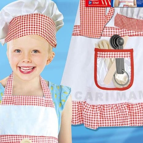 Mainan Edukasi Anak Kostum Koki Anak Juru Masak Baju Chef Anak Terlaris