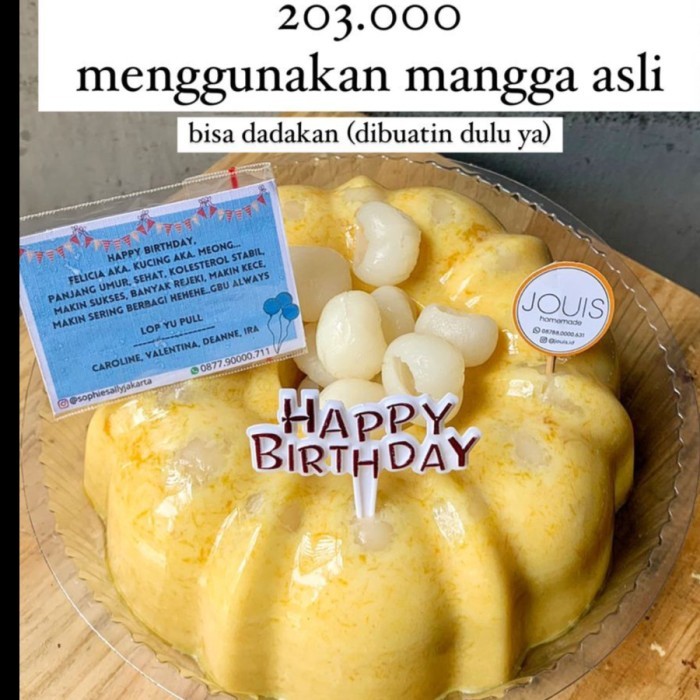 

PUDDING MANGGA LONGAN - NOTE TANGGAL KIRIM YA - baca deskripsi yuk