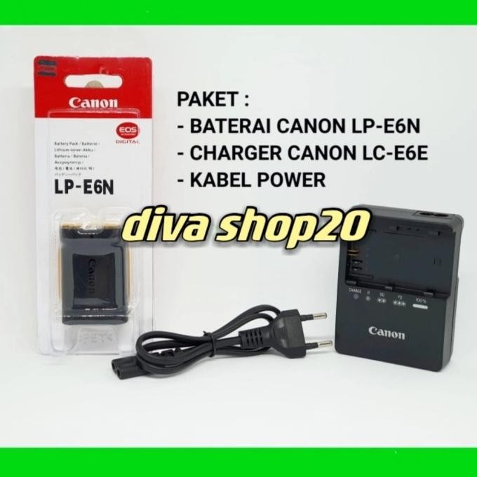 Paket Baterai Camera Canon Eos 5D 6D 7D 60D 70D 80D Eos R New Stok