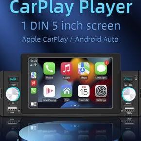// Essgoo Headunit Carplay 5 Inci Bluetooth Android Single Din Mobil //