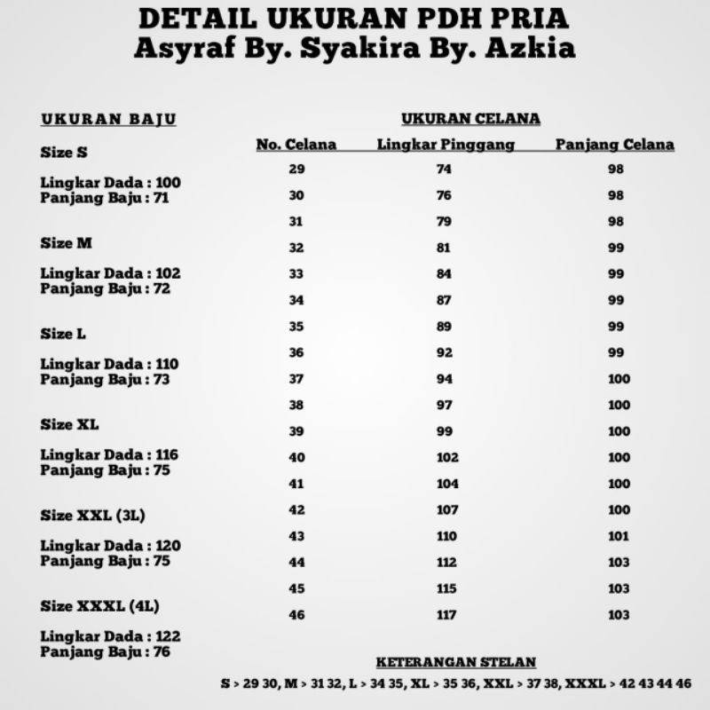 Best Seller Exclusive Seragam Pns Pemda (Khaki) Pria & Pemda Aceh (Gelap)&Terang