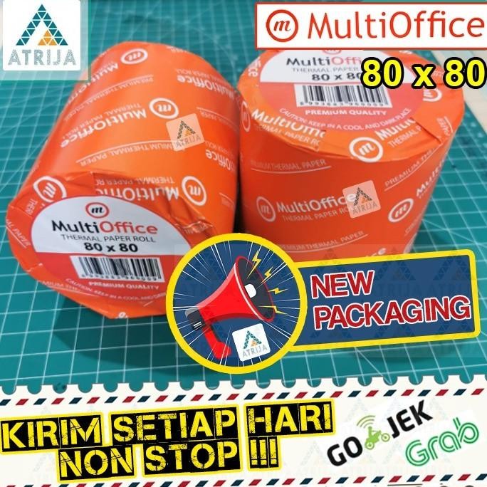 

(Per 20 Roll) Kertas Thermal Struk Kasir Multioffice 80x80 - 20 roll