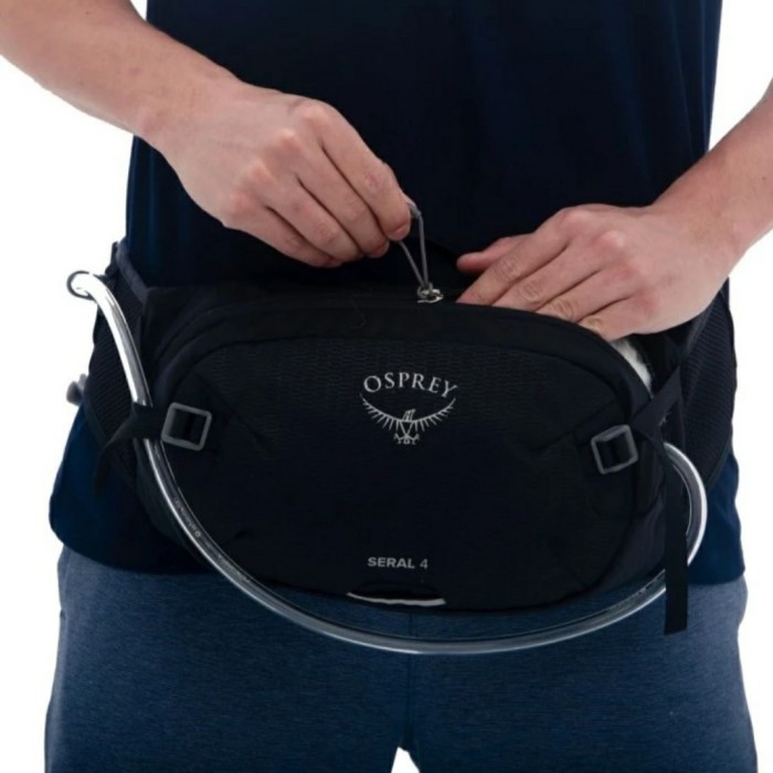PROMO Tas Pinggang Waistbag Hydropack Osprey Seral 4 S21 Lumbar Bag Black