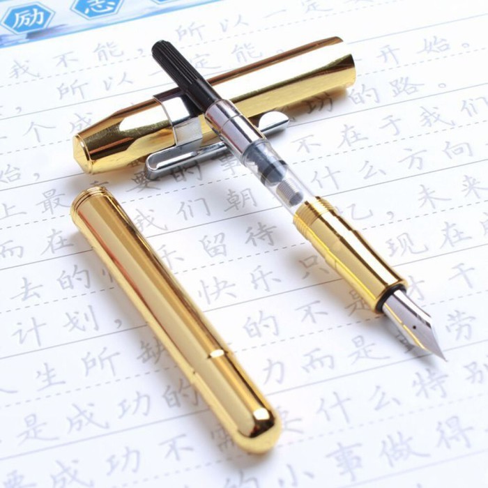 

READY FOUNTAIN PEN SEMUA TEMBAGA FOUNTAIN PEN MENULIS PENA