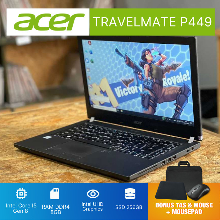 Laptop Acer Travelmate P449 I5 Gen 8 Ram 8 8Gb Ssd 256 Gb