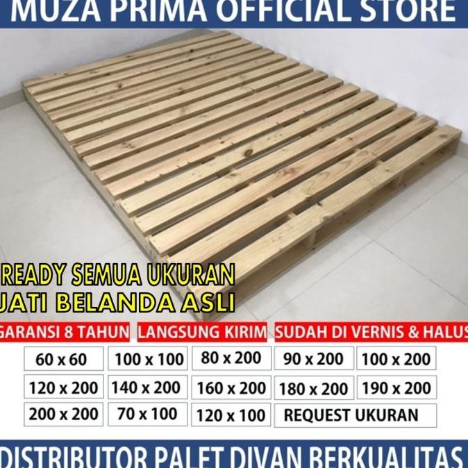 CO [LANGSUNG KIRIM] DIVAN KASUR SINGLE BED PALET KAYU JATI BELANDA