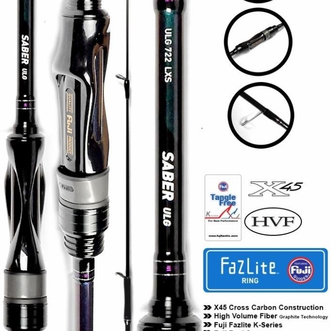 Promo Joran Spinning Daiwa Saber ULG Ukuran 722LXS COD