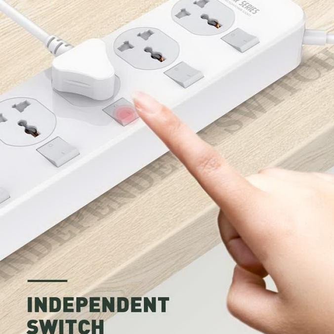 LDNIO SC4408 stop kontak colokan listrik universal & USB fast charger