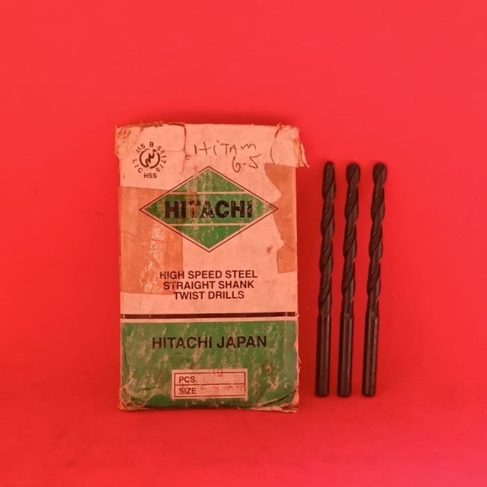 Mata Bor Besi Hitachi Japan Hitam New