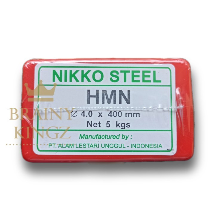 Kawat Las Mangan Nikko Steel HMN ukuran 32mm 4mm HMN 3.2 mm 4 mm