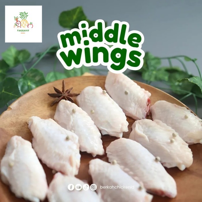 

Middle Wings Organic Berkah Chicken Organik
