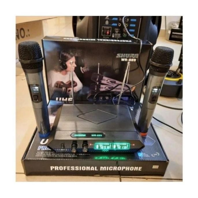 Murah Microphone Shure Wr 889 Mic Wireless  Wr889