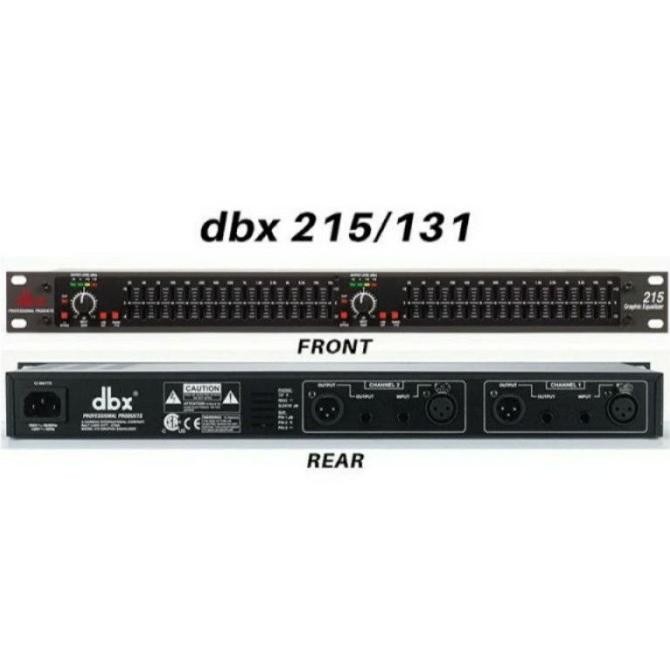 Sale Equaliser Graphic Dbx215Plus Subwoofer Audio Hd Dbx 215 Plus Sub