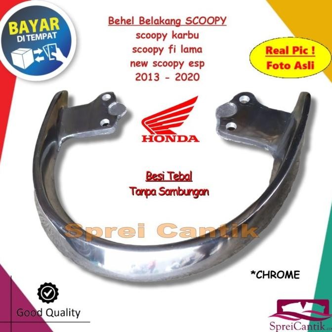 Behel Belakang Scoopy Karbu Fi Lama New Scoopy Esp 2013 - 2020 Begel