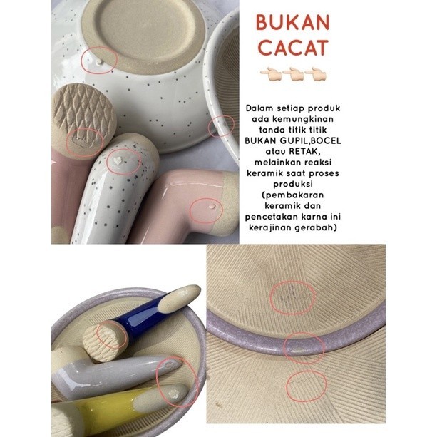 Cobek Keramik Estetik Cobek Viral / Uleg Keramik / Cobek Nordic