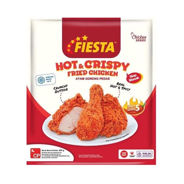 

FIESTA HOT & CRISPY FRIED CHICKEN LV5 400 GR