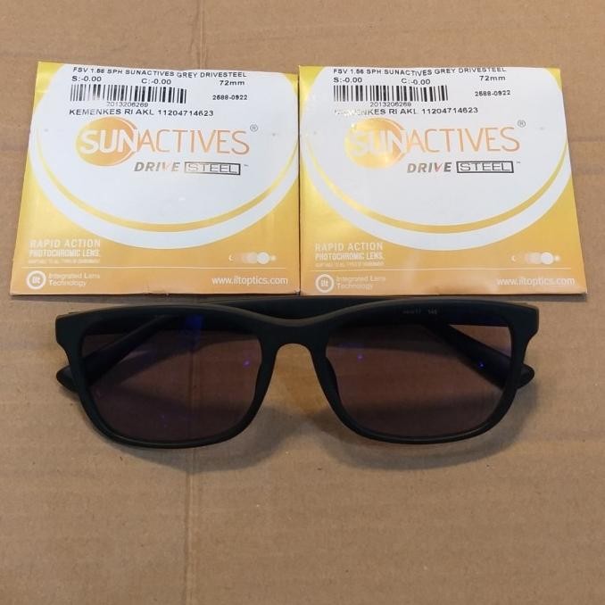 LENSA Kacamata Bluechromic Drive SunActives Drive Steel ILT nikkei FSV Terlaris
