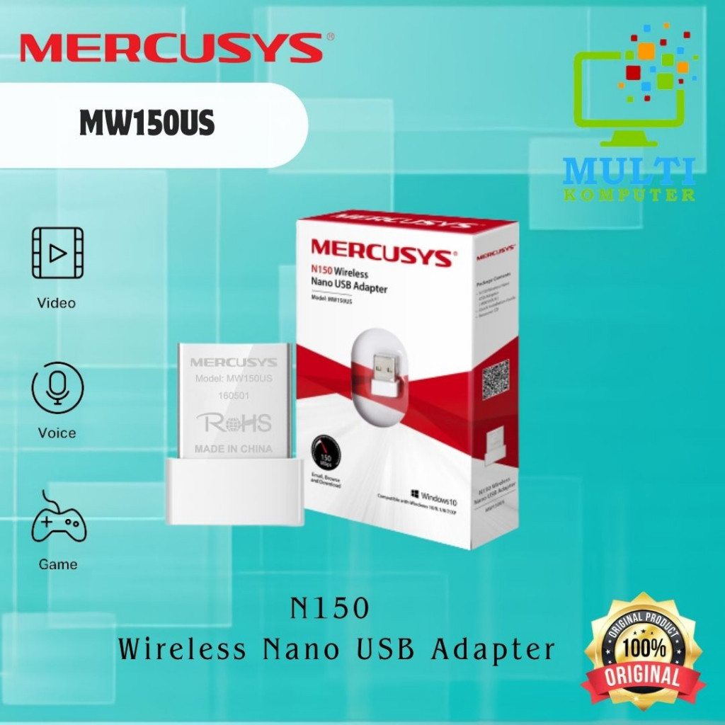 Ub Wifi Wirele Nano Ub Mercuy Mw150Un150 Wifi Adapter