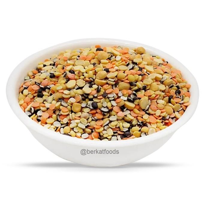 

'+'+'+'+] Panchratna Mix Dal / Five Mixed Lentils Daals / Panchratan Panchmel Dhal / Moong Masoor Toor Chana Urad