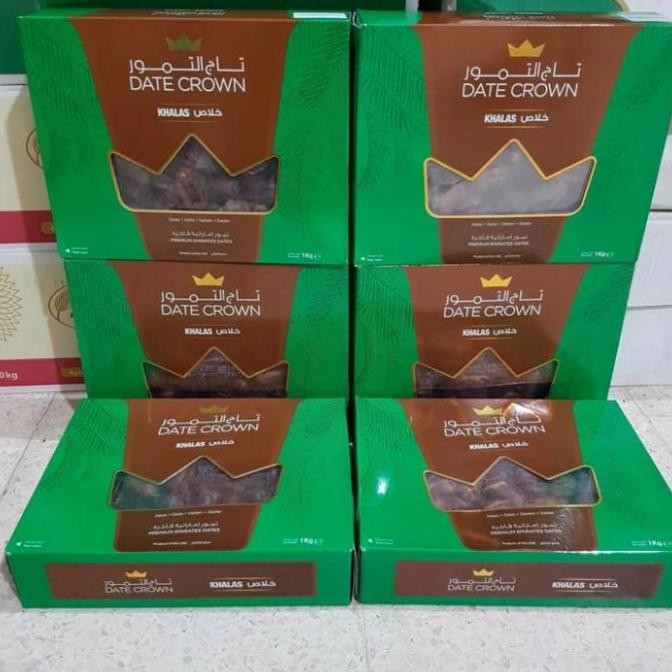 

paling diminati] Kurma Khalas Date Crown 1kg 1 kg | Lebih Murah dari Palm Frutt