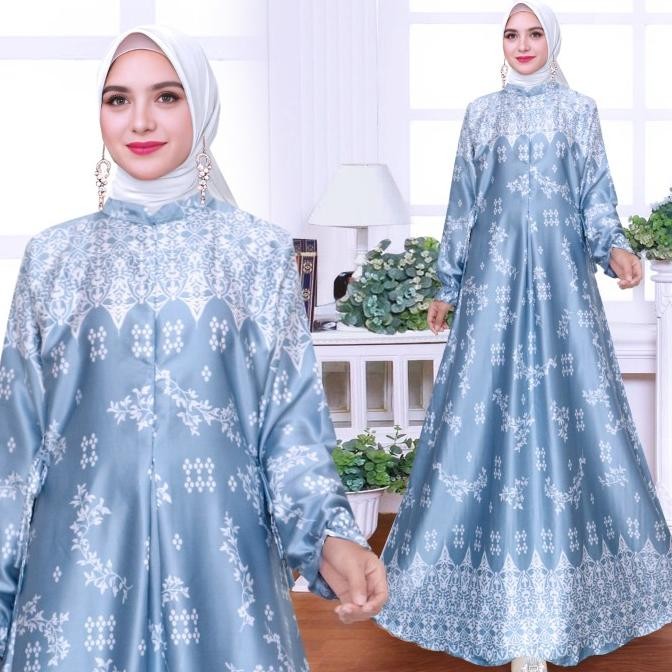 BEST SELLER GAMIS SUTRA IMPORT // GAMIS MOTIF TERBARU // GAMIS SILK