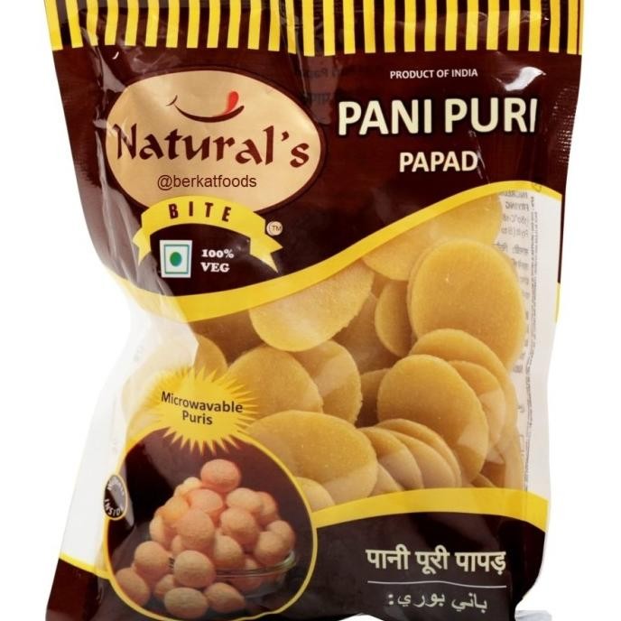 

Kualitas terbaik] Dry Pani Puri Indian / Snack Pani Puri India Kering 50 Pcs / 200 gr