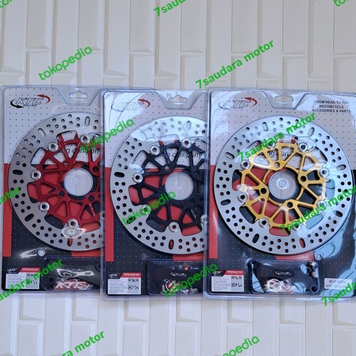 cakram ktc racing 260mm floating full cnc/titanium vari125,beat,mio